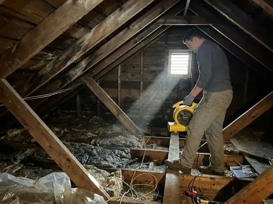 attic-water-damage-drying-proc-007 — frequently asked questions, Emergency Water Extraction & 24/7 Flood Response in River B…